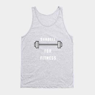 Barbell For Fitness Tank Top